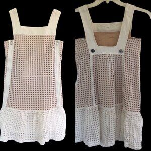 Spportmax Mesh Eyelet Drop Waist Dress Size 2